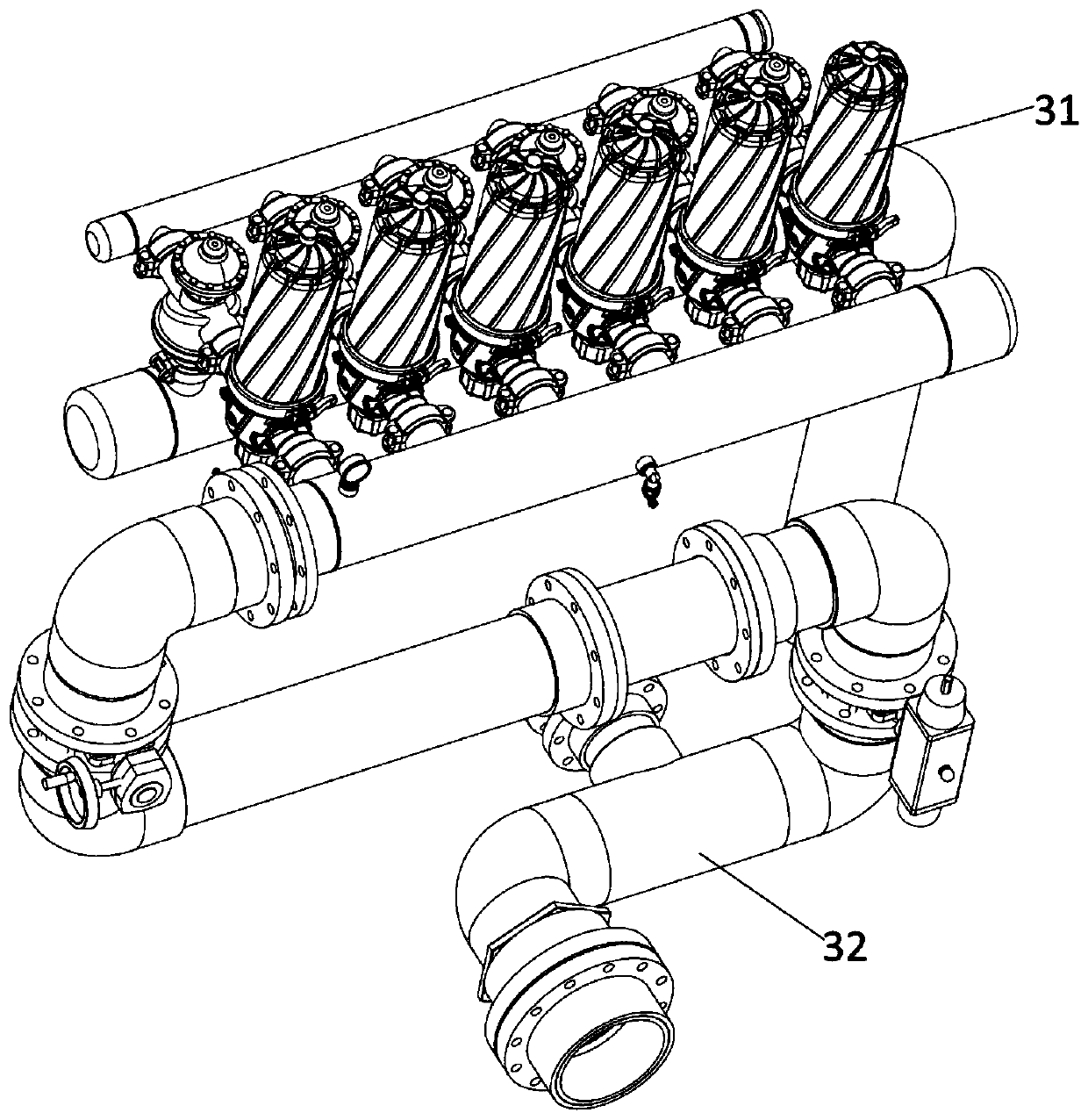 Stirring wastewater treatment system and treatment method thereof