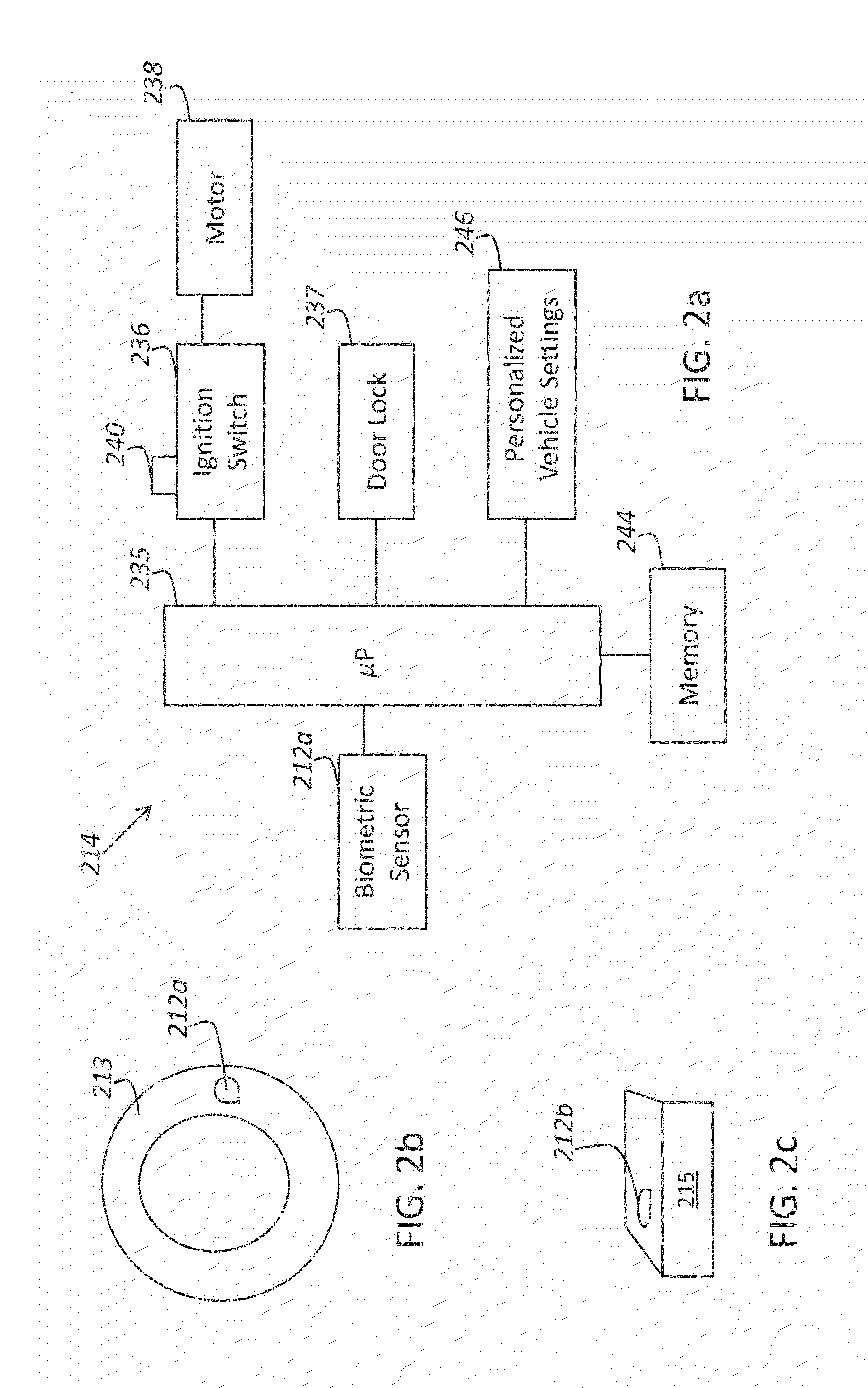 RF biometric ignition control system