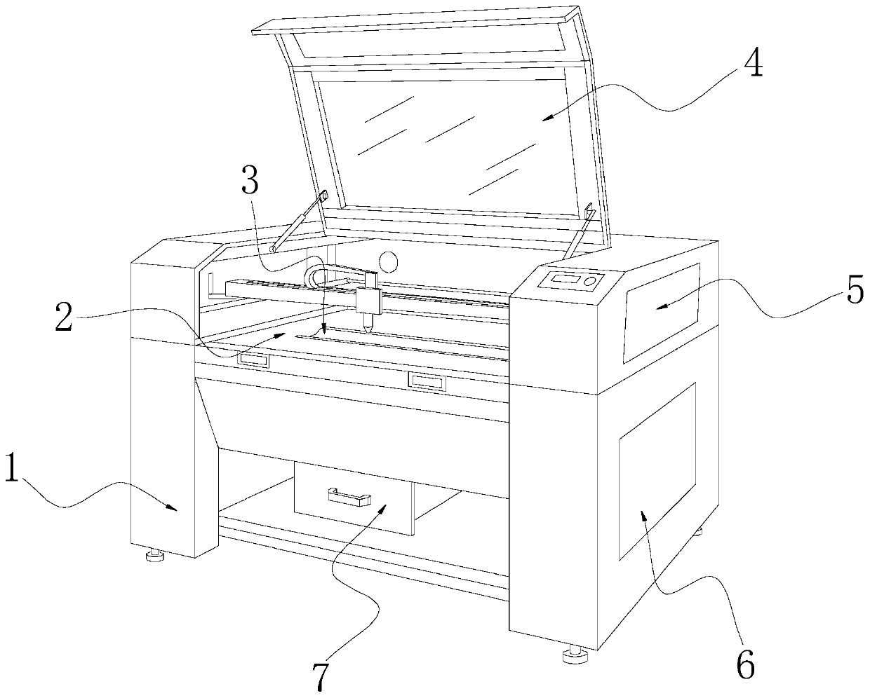 Bamboo product processing system based on parallel joint principle