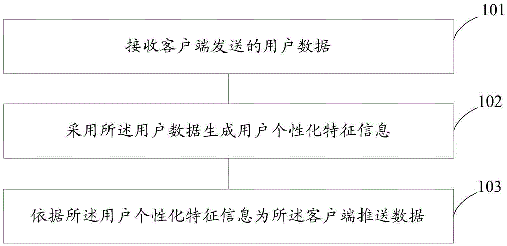 Personalized data pushing method and device