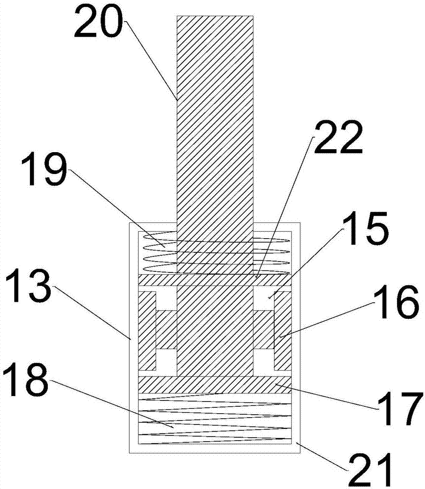 Compressor base with efficient shock absorption and protection functions