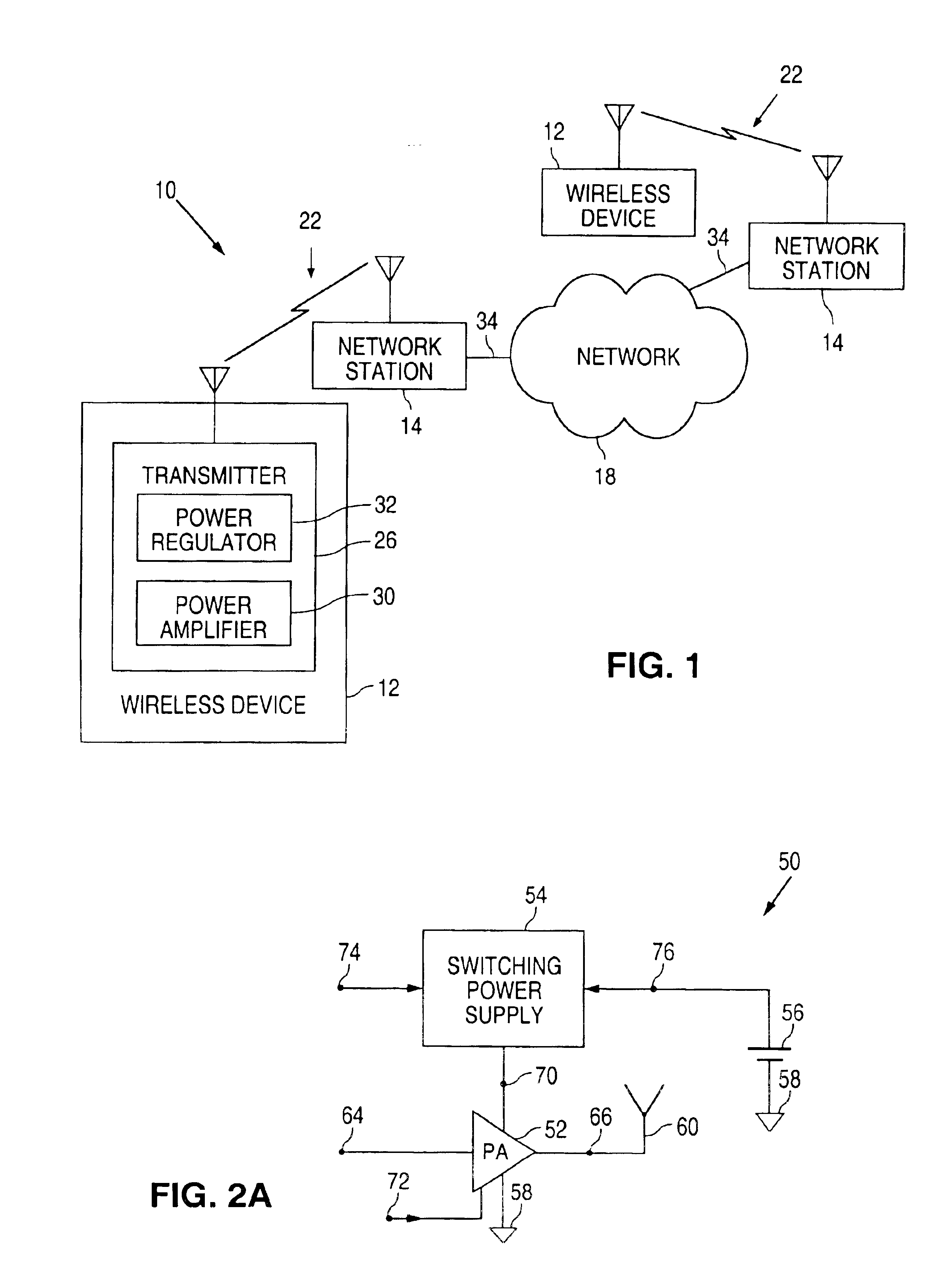 Method and system for providing power management in a radio frequency power amplifier by dynamically adjusting supply and bias conditions