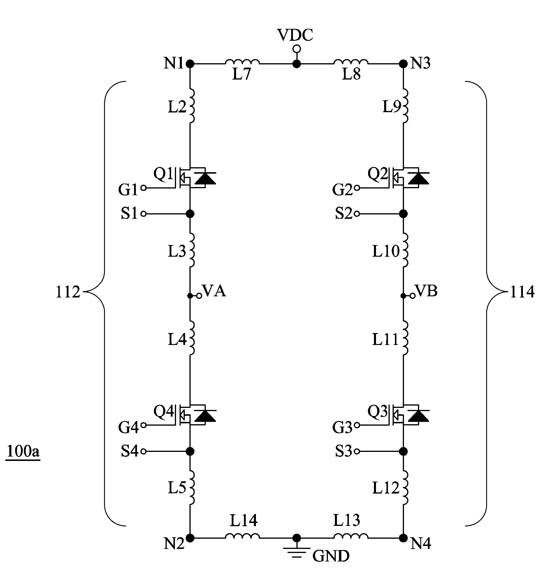 Power supply system, power module in power supply system and manufacturing method for power module