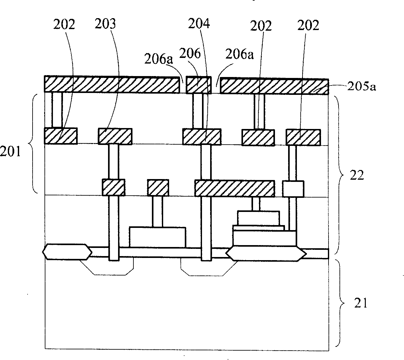 Silicon based LCD unit and method for forming the same