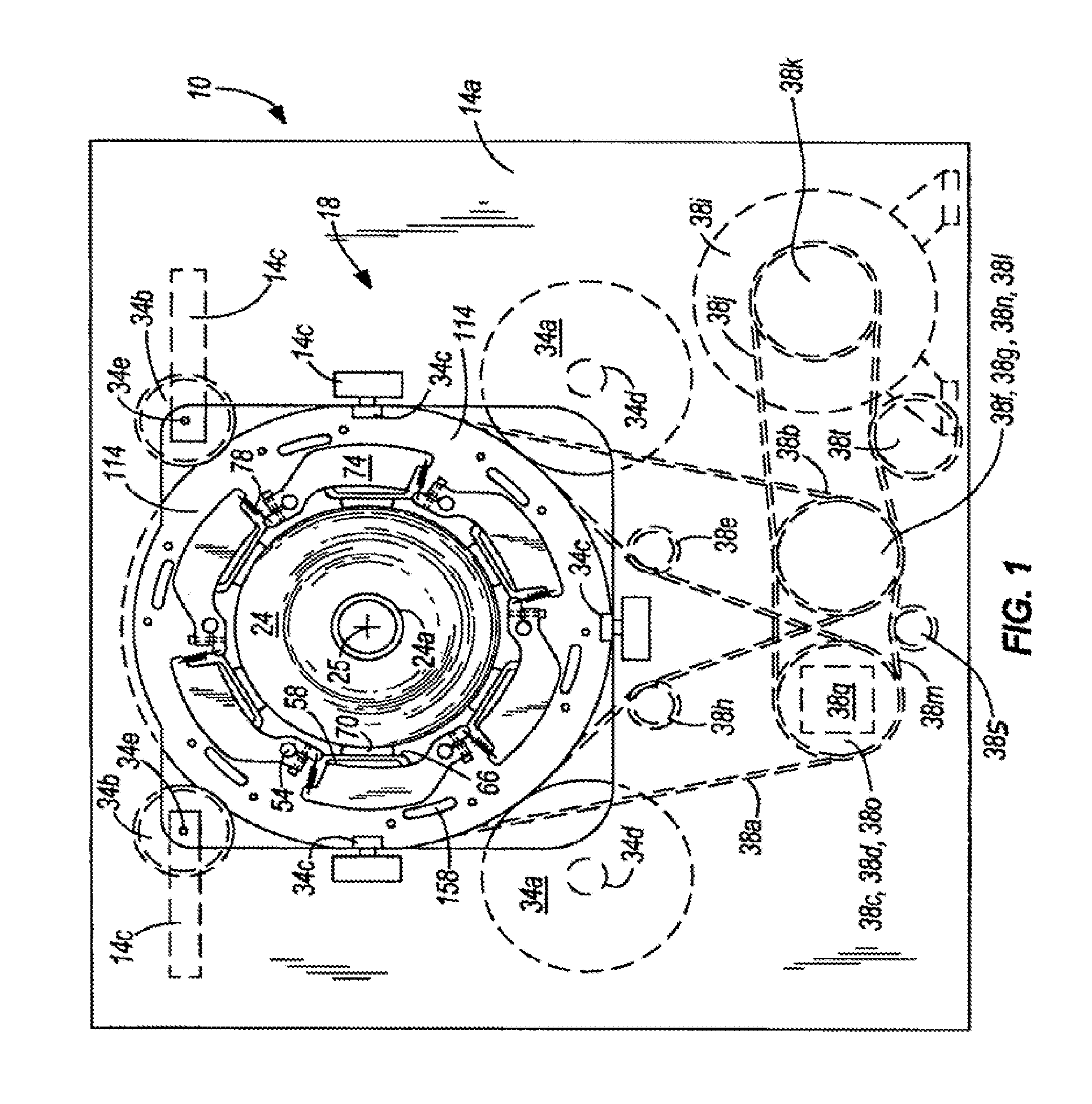 Rotating log clamp