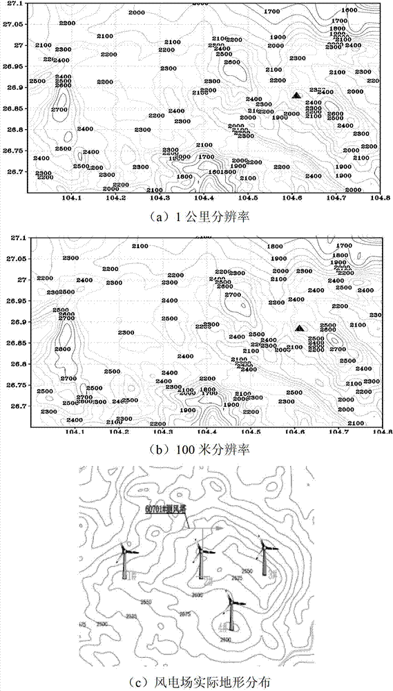 Wind speed forecasting method based on fine boundary layer mode for wind farm in complex terrain