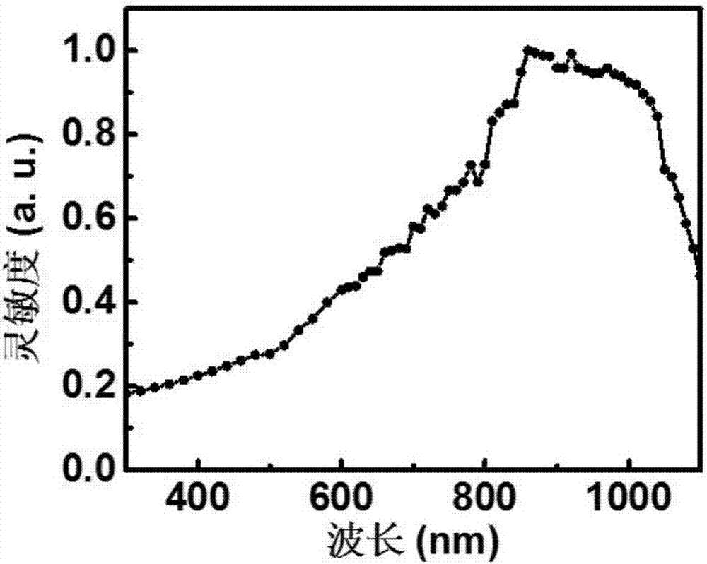 Self-driven near infrared photodetector based on potassium sulfate quasi-one-dimensional nanostructure and preparation method thereof