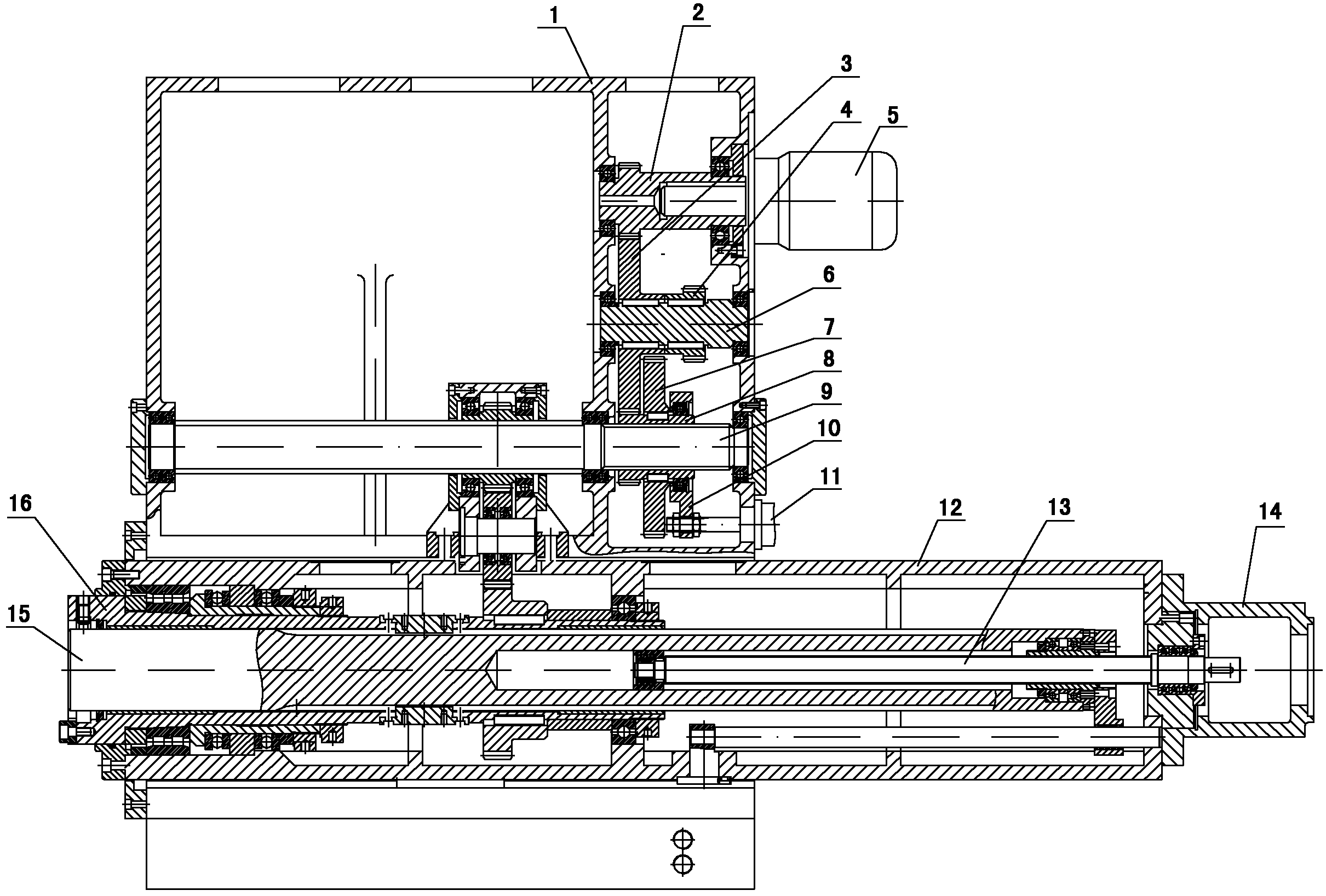 Boring and milling head