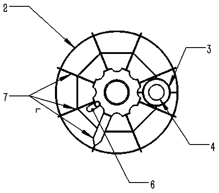 Pile cylinder composite truss type offshore wind turbine foundation and construction technology thereof