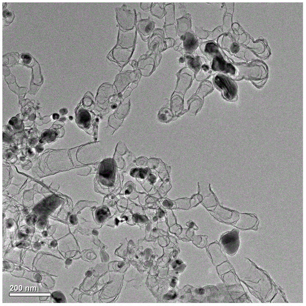 Bamboo joint-like carbon nano-tube preparation method