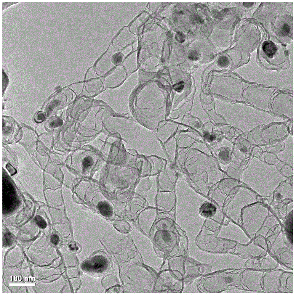 Bamboo joint-like carbon nano-tube preparation method