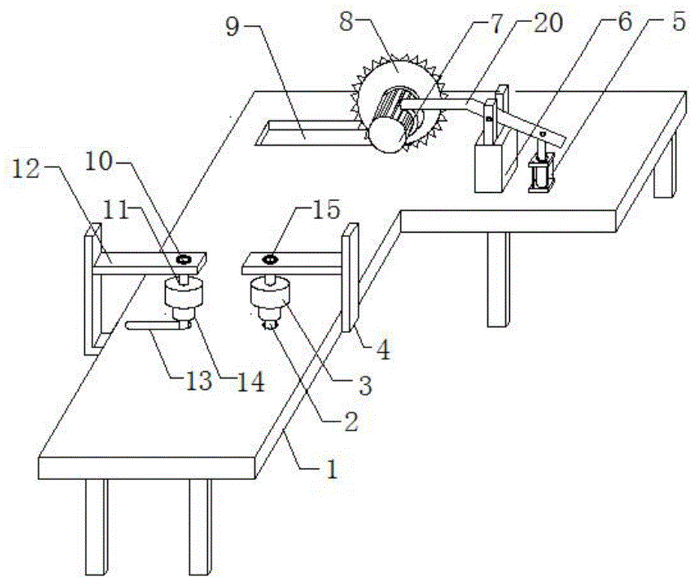 Multi-width copper square pipe fixed-length cutting device