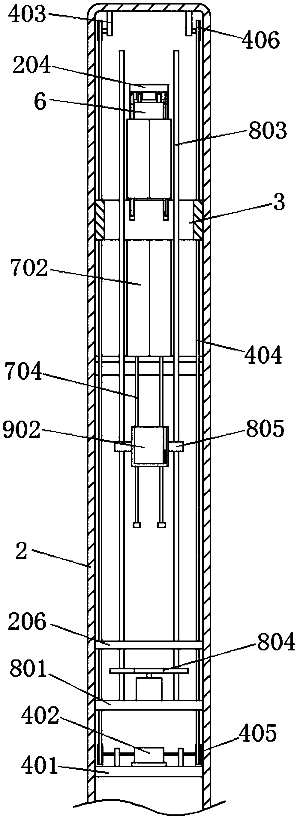 Bird feeding device matched with landscape lamp