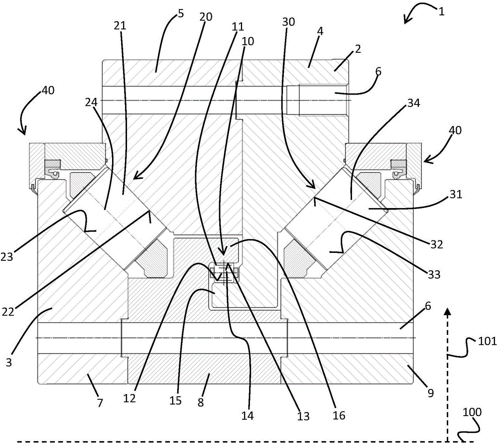 Roller-bearing arrangement and a wind turbine