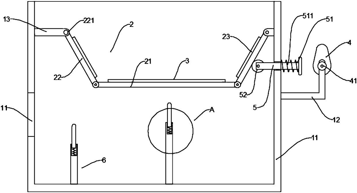 Feed drying device with spliced drying frame