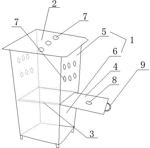 Trash can with convenient trash dumping function