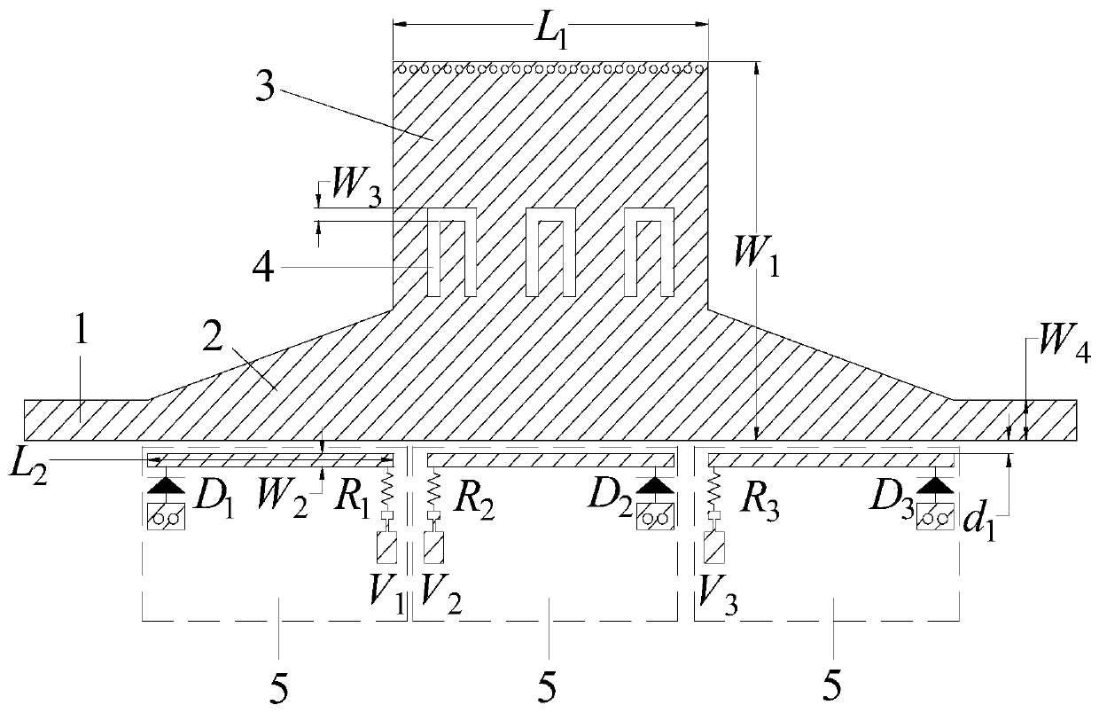 Miniaturized ultra-wideband band-pass filter with reconfigurable notch band