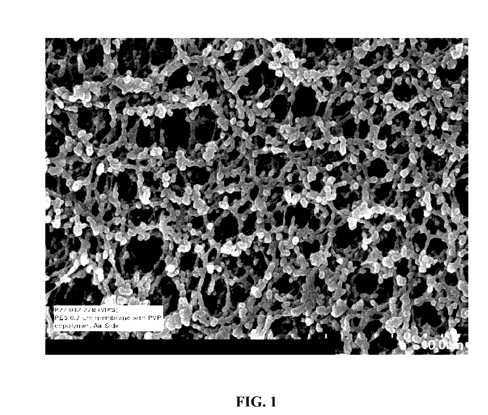 Self-wetting porous membranes (i)