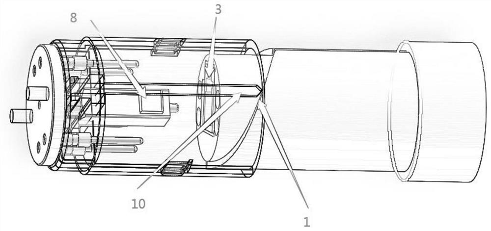 Connector of photoelectric combined conduit