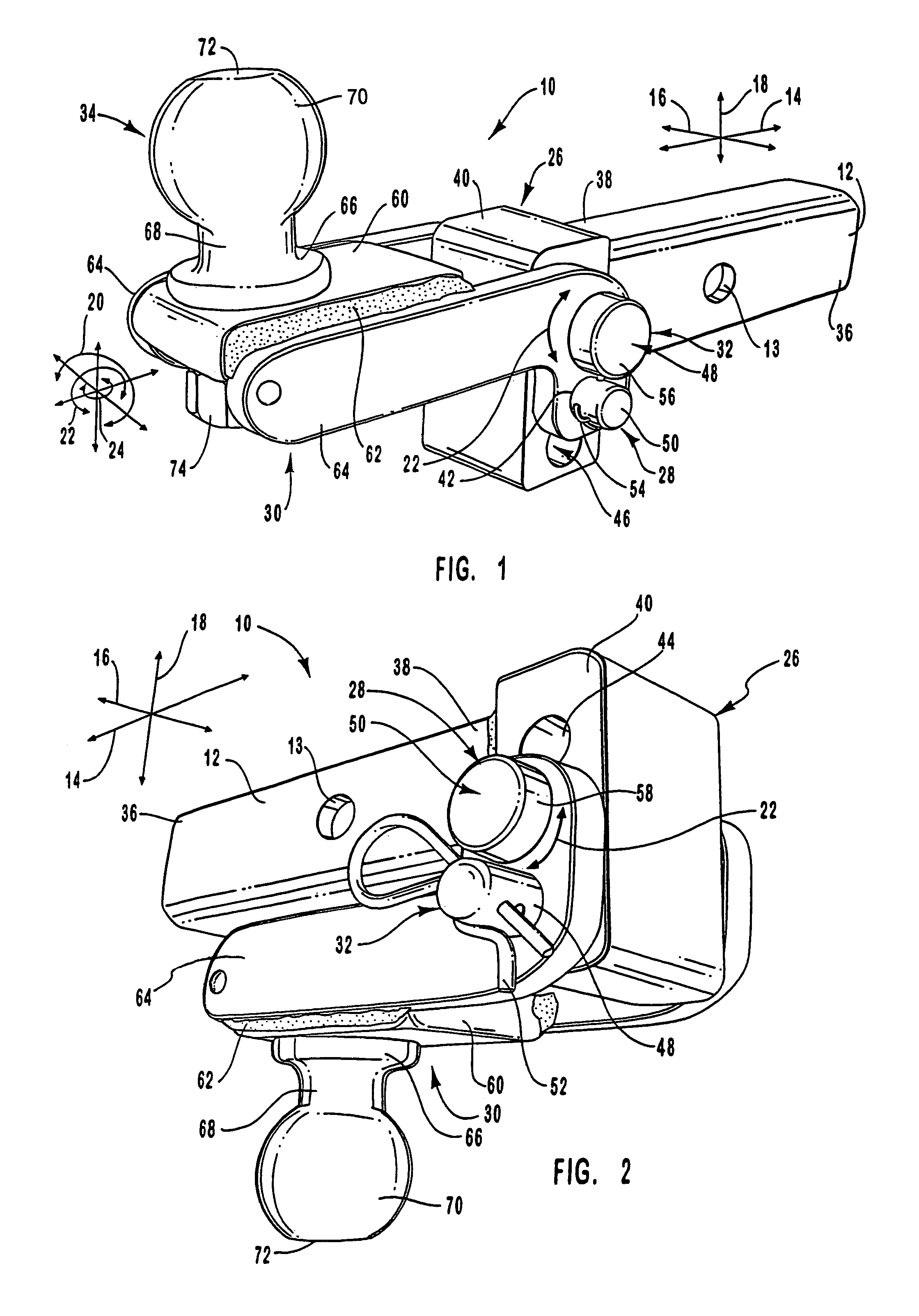 Stowaway, receiver hitch