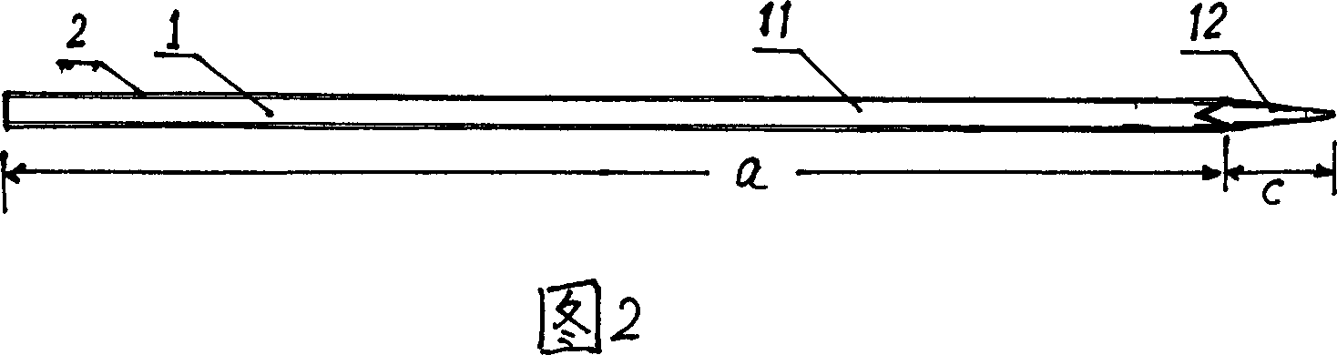 Bacteriostatic medical stainless steel ossicle needle and its making process