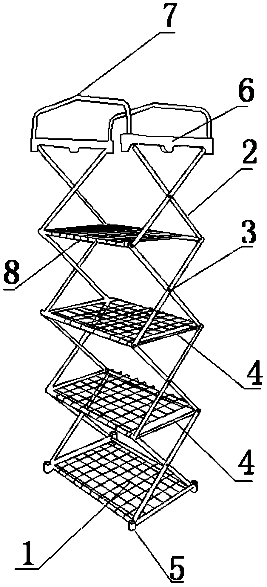 Foldable flower stand