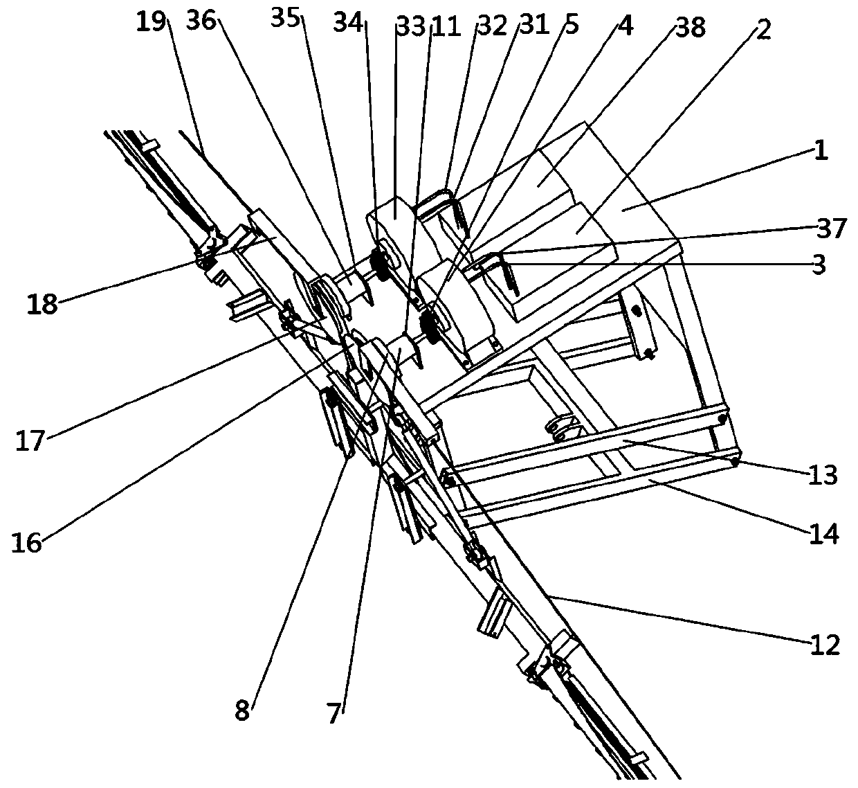 Balance control device of spray boom of high ground clearance boom sprayer and control method of balance control device