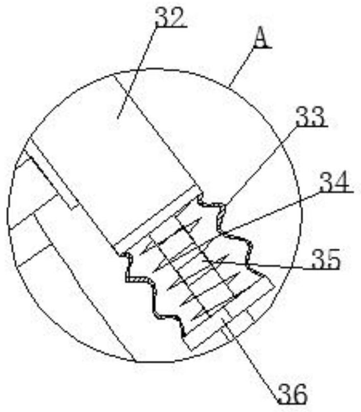 Training device for improving use skills of fire-fighting lance