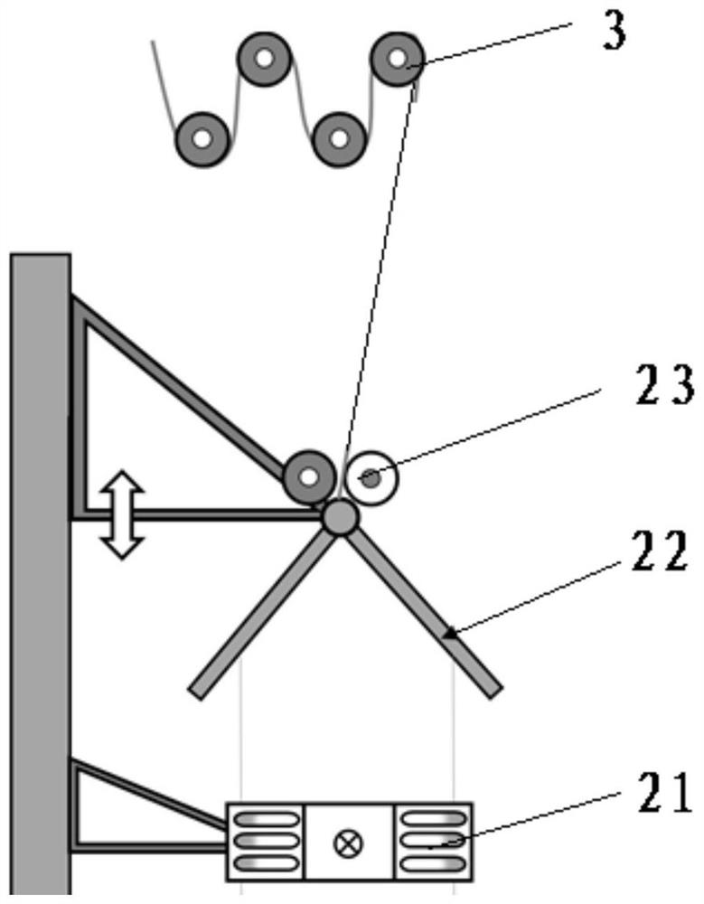 Film blow molding device and liquid crystal polymer film manufactured by same