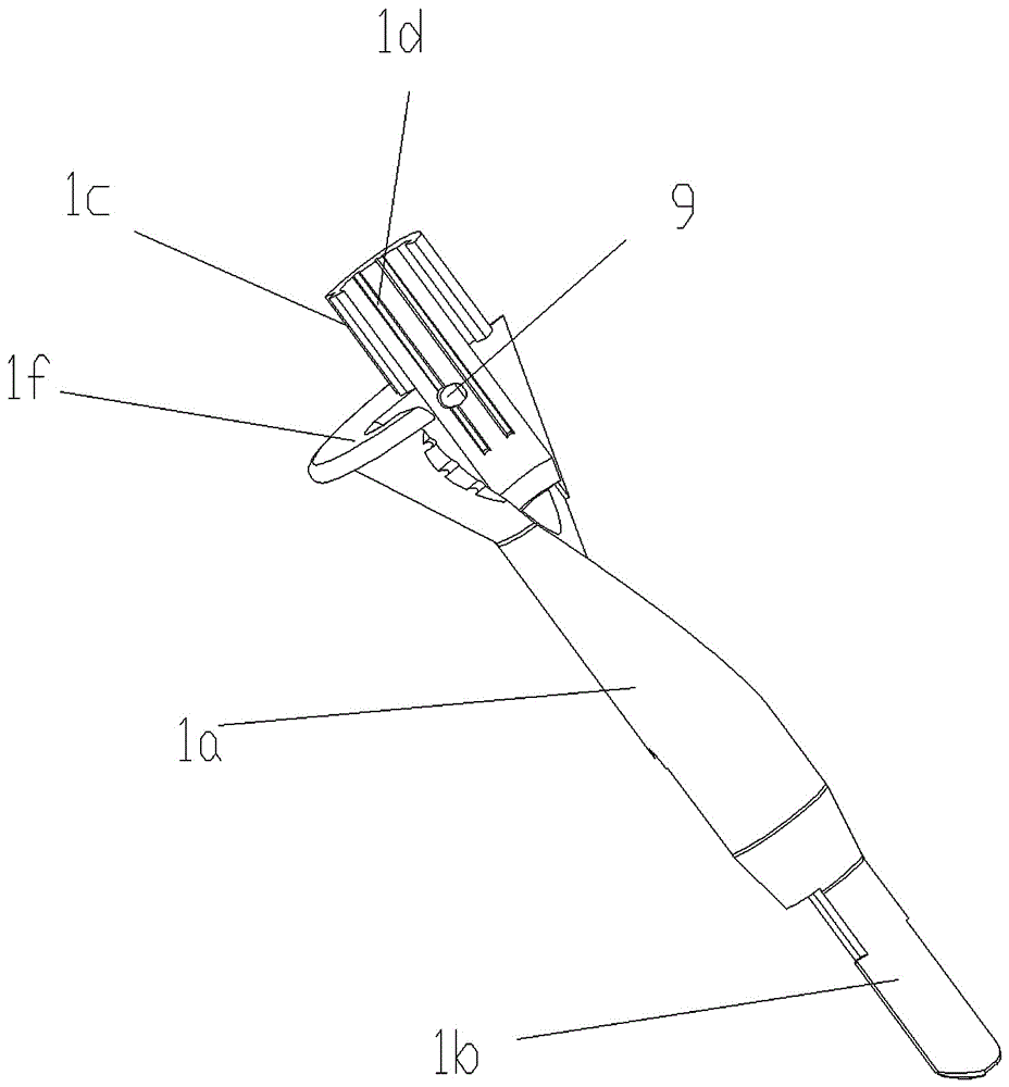 A laparoscopic knot pushing suture device