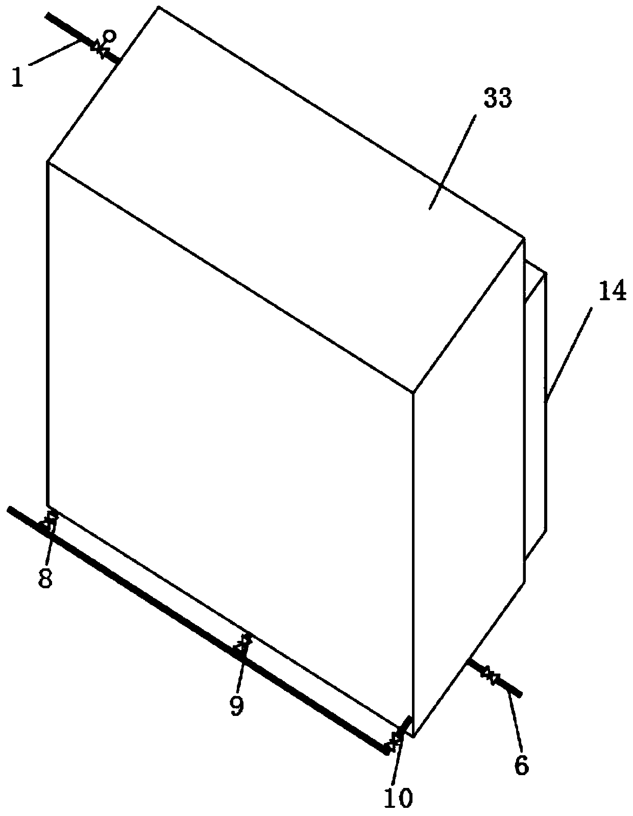 Self-filtering stainless steel water tank