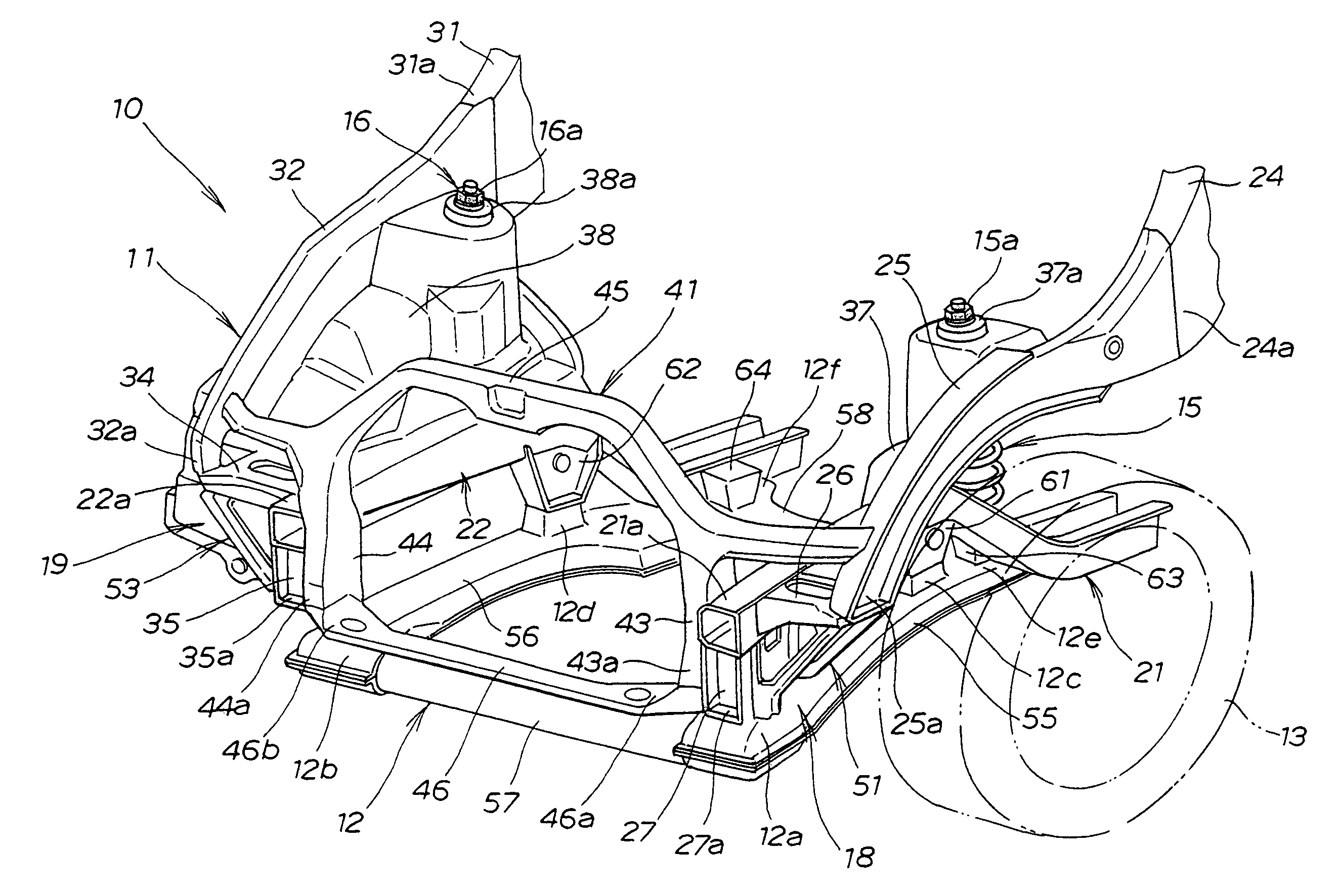 Vehicle front body structure