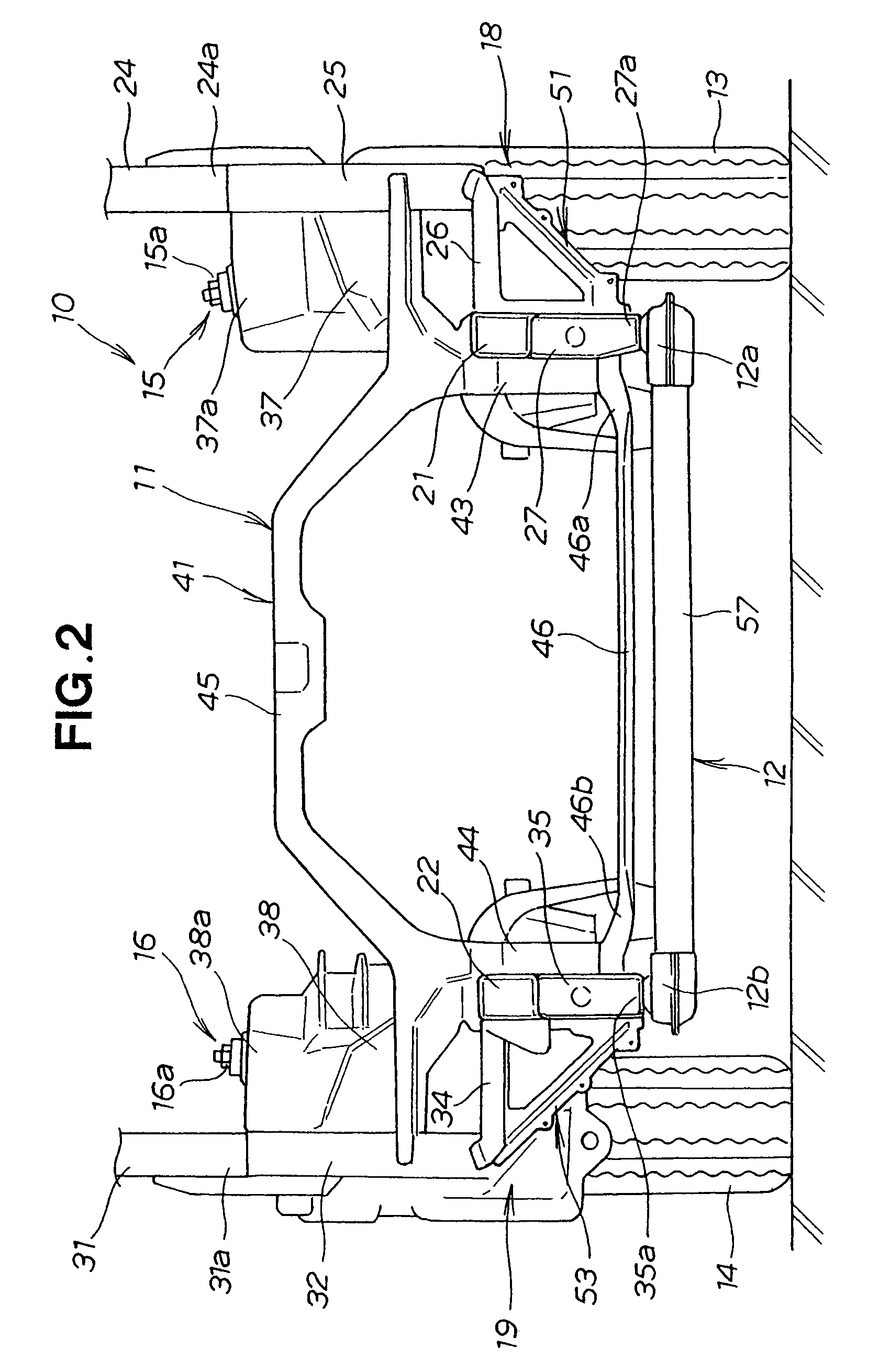 Vehicle front body structure