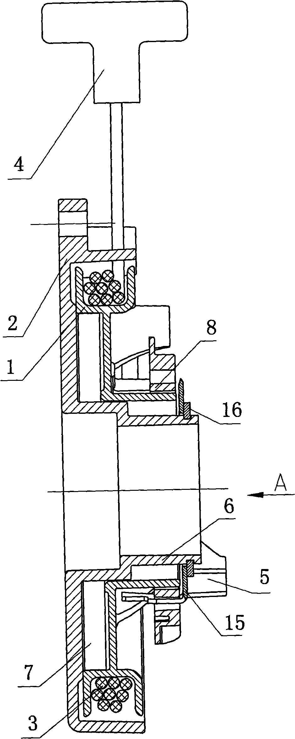 Engine hand pulling starter