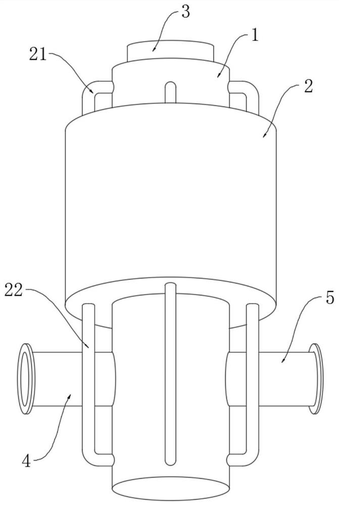 An electromagnetic reciprocating sterilizing and deodorizing water processor