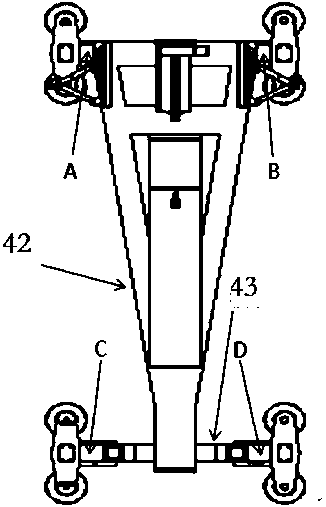 Method and device for correcting lateral deviation of permanent magnet magnet group in maglev traffic equipment