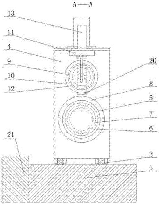 Full-automatic wall hanging type solar jacket closing-up machine