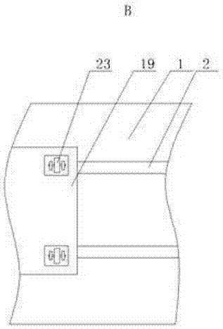 Full-automatic wall hanging type solar jacket closing-up machine