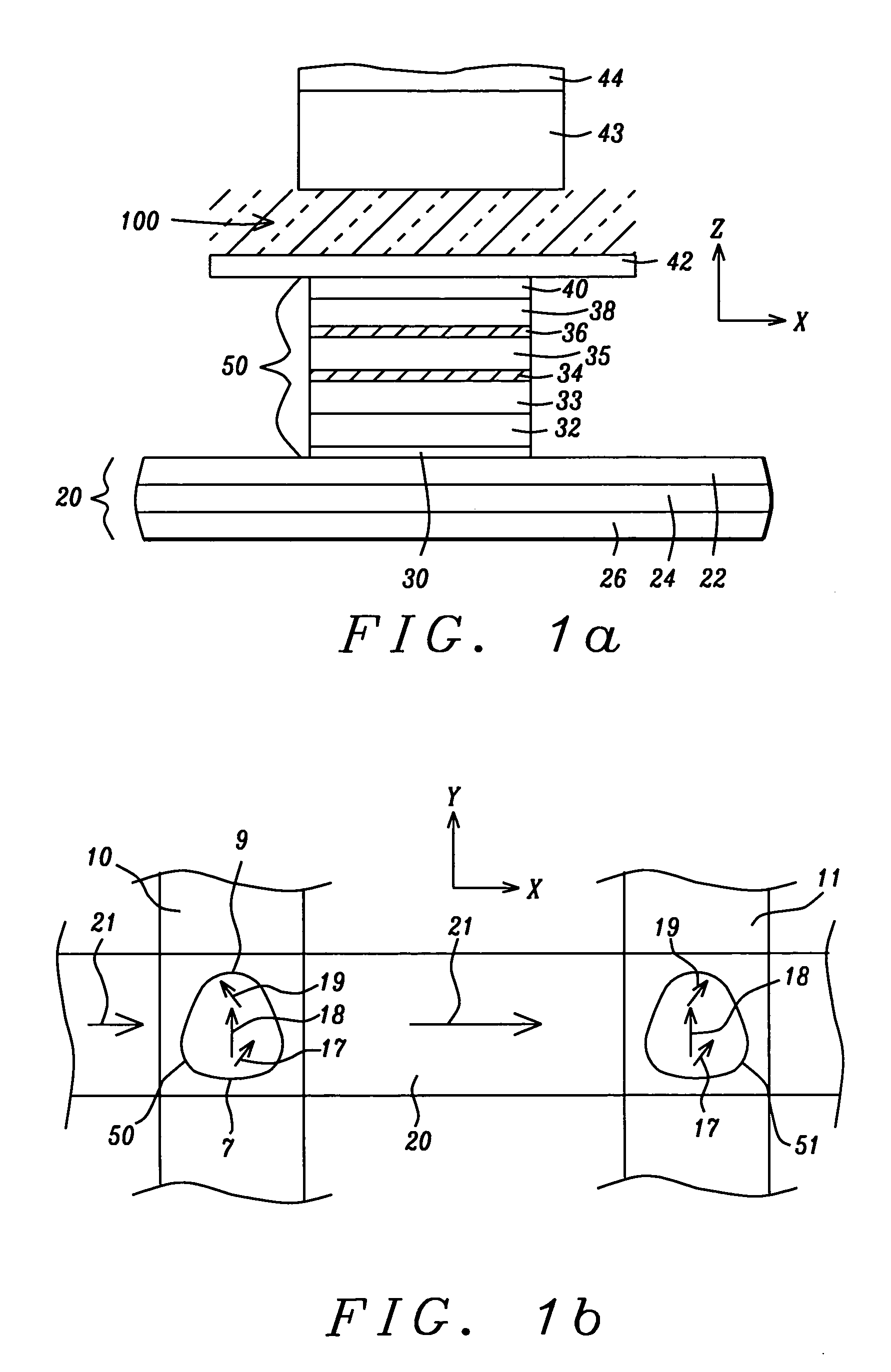 Magnetic random access memory array with free layer locking mechanism