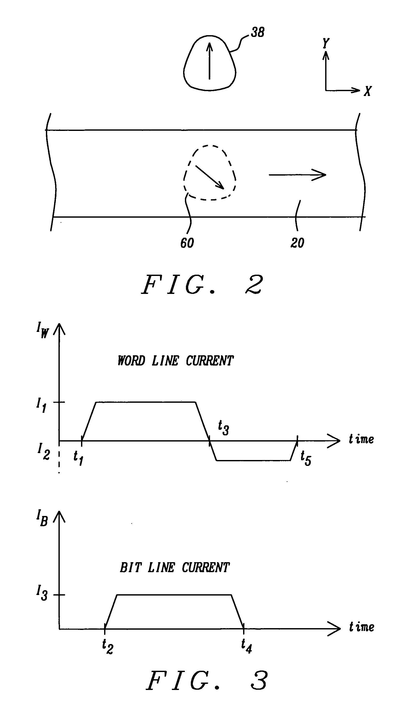 Magnetic random access memory array with free layer locking mechanism