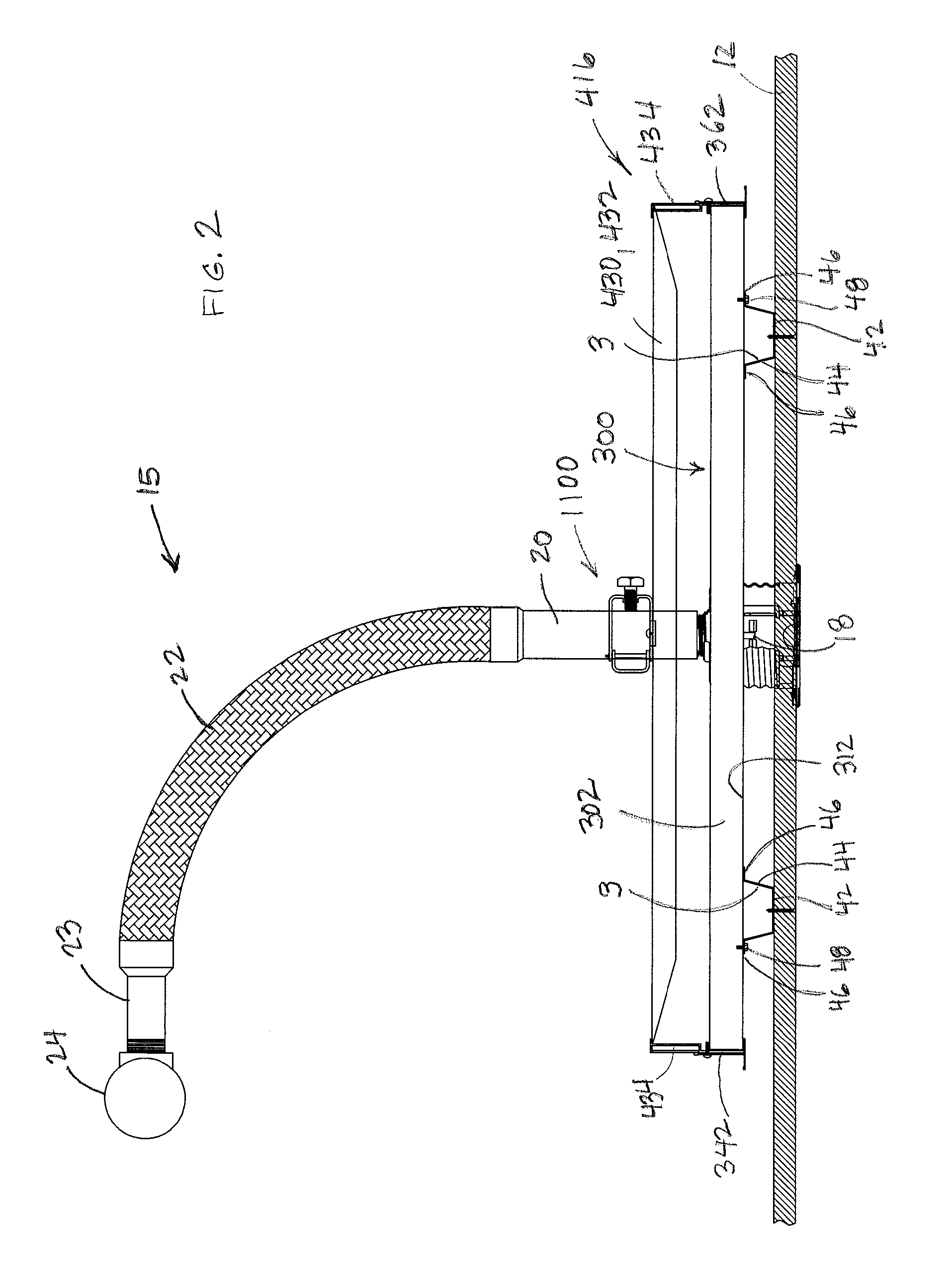 Hat channel adaptor for sprinkler support assembly