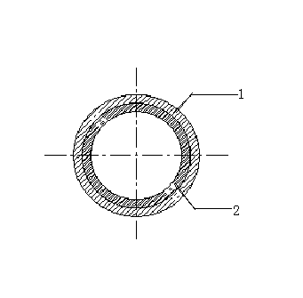 Processing method for antiwear shaft sleeve pipe