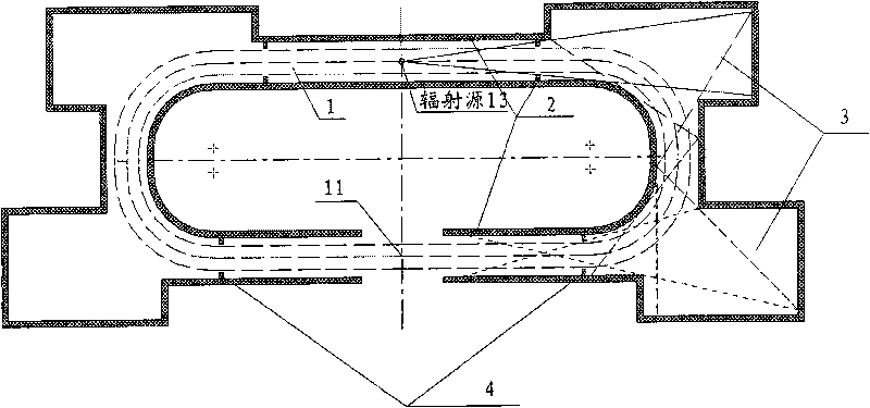 Radiation shield device and radiation system