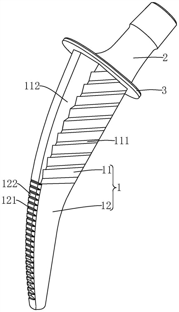 Small femoral stem prosthesis