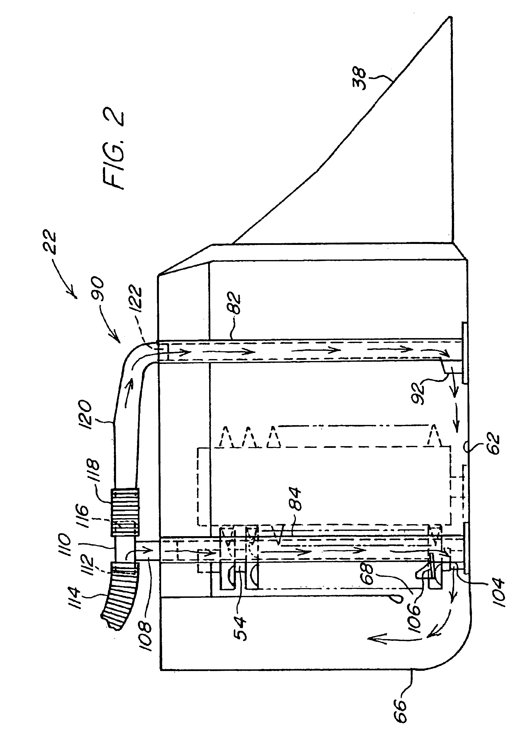 Cotton harvester row unit air sweep