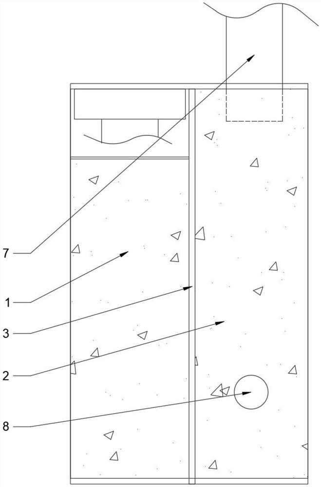 Dedusting system special for scrap steel crushing