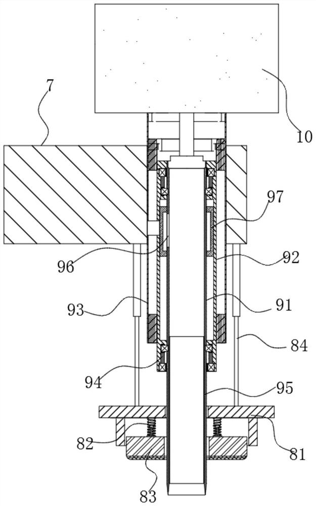 Efficient sampling device of organic-matter-rich mudstone section