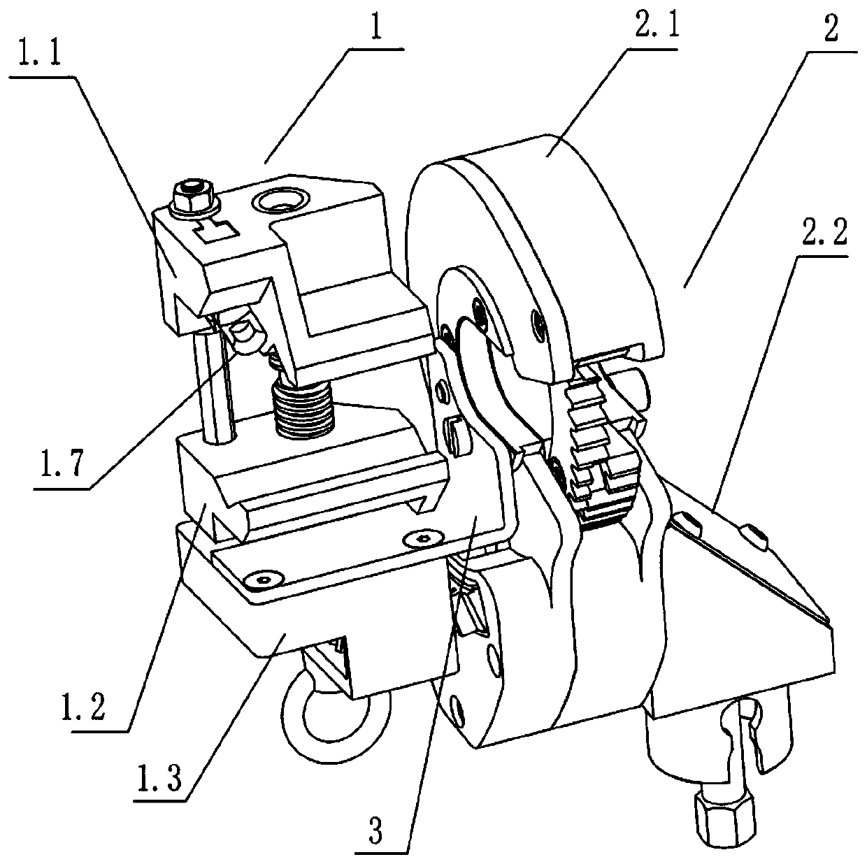 High-voltage cable stripping device