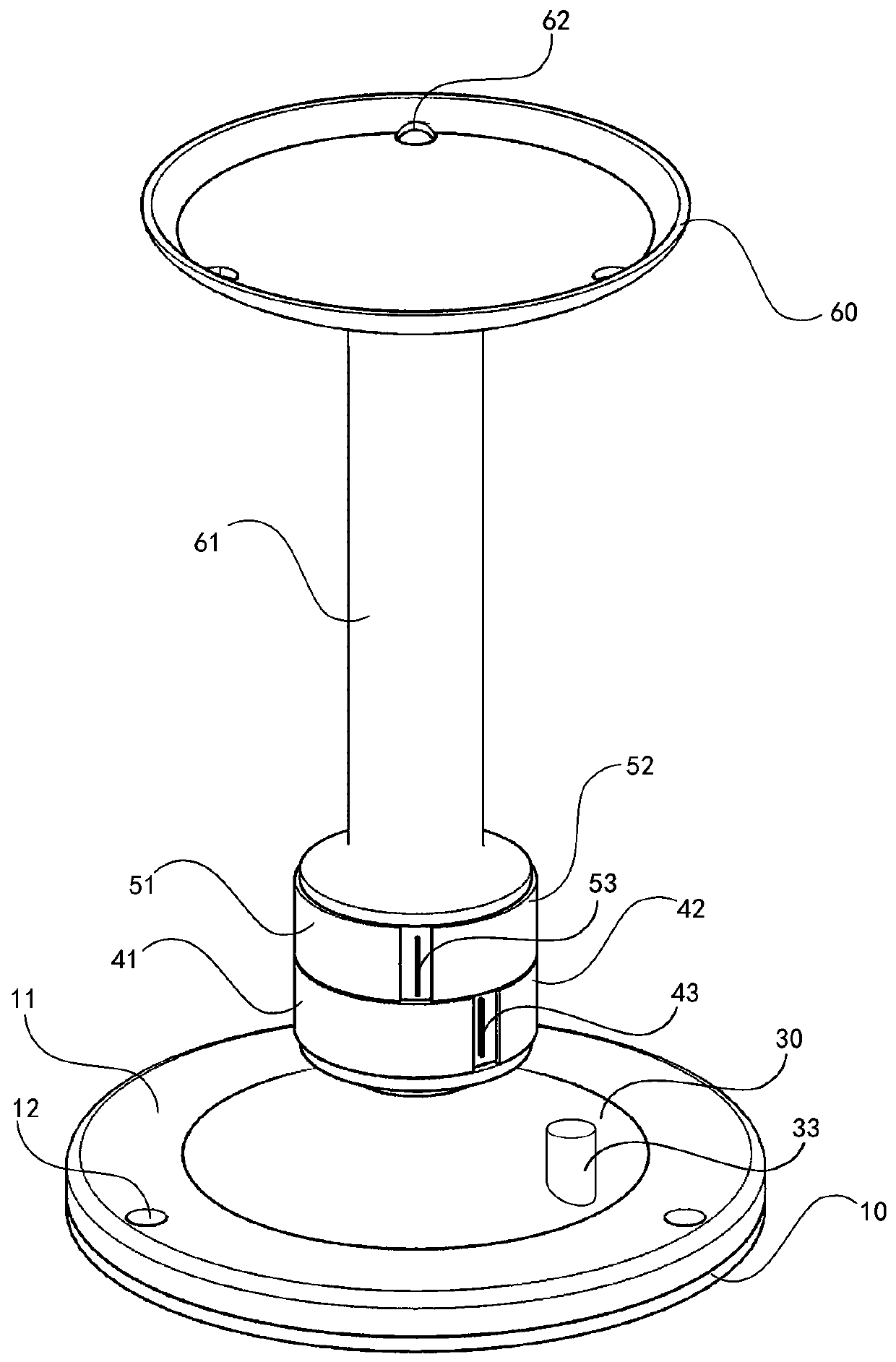 Door stopper with buffering function and installing method thereof