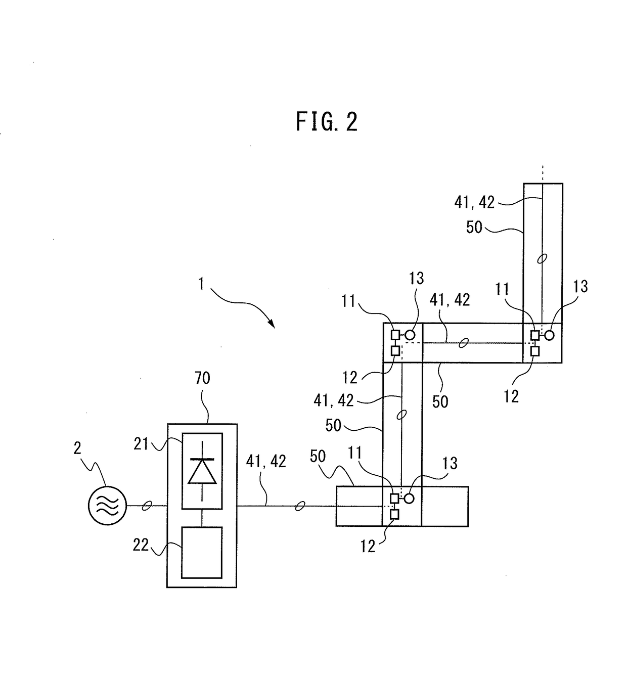 Robot with daisy-chainable robot arm